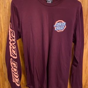 purple spiral santa cruz long sleeve